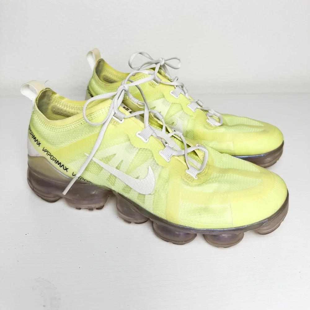 Nike Vapor Max Neon Yellow Running Sneakers Women’s Size 9 - Picture 5 of 10